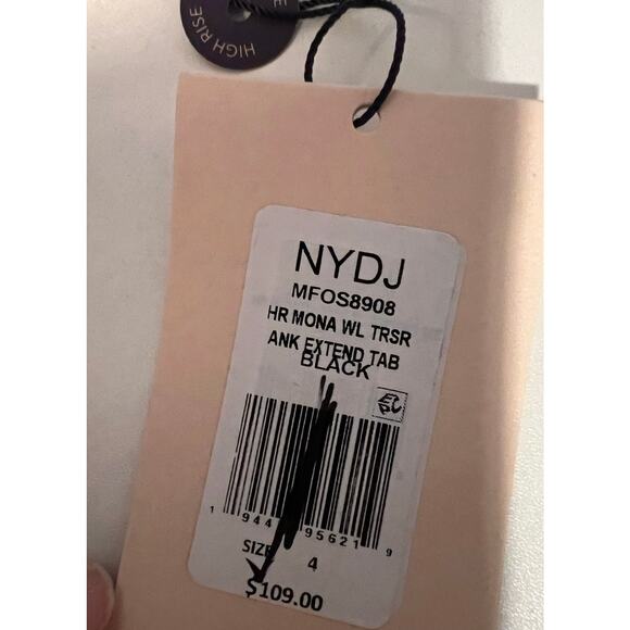 NWT NYDJ Mona Wide Leg Trouser Ankle Jeans - Size 4 - Picture 5 of 10